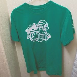 Port and company green tee shirt